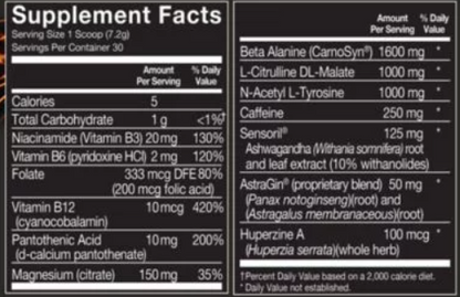 BodyTech Flash Point Pre Workout Concentrate for Energy, Focus & Stamina, Pineapple (201 Grams Powder)