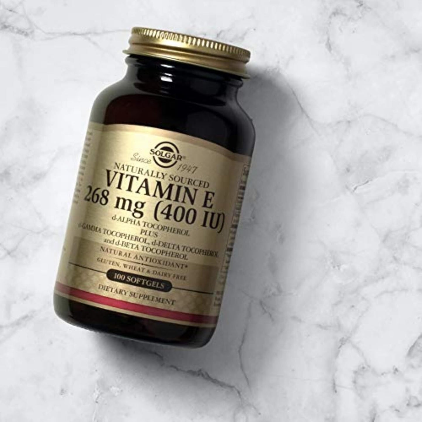 Solgar Vitamin E 268 mg ( 400 IU) Mixed 250 Softgel