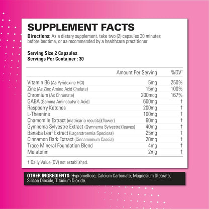 EHPlaps Oxyrem for Women Deep Sleep Fat Burner Non Stim 60 Capsules