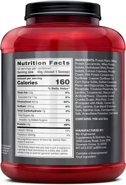 Syntha-6 Edge®, Protein Powder Drink Mix, Cookies & Cream, 4.23 lb (1.92 kg)