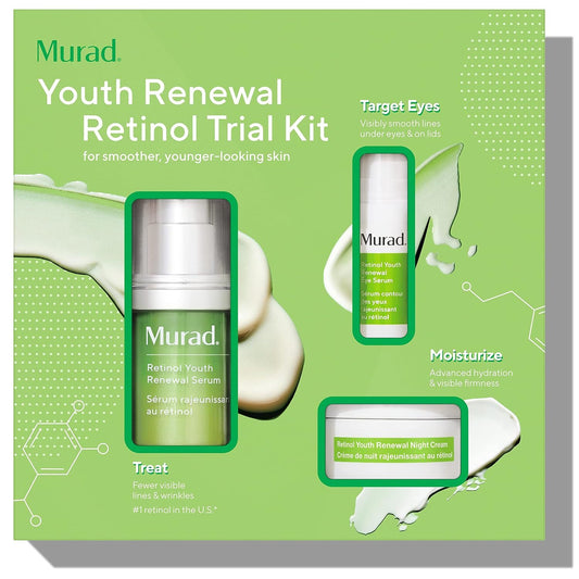 Murad Youth Renewal Retinol Trial Kit 3 Piece Set Pack of 2