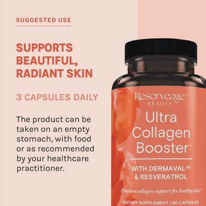 Reserveage Nutrition Collagen Booster Skin and Joint Supplement 90 ct