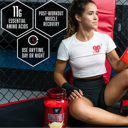BSN SYNTHA-6 Edge Hydrolyzed Whey Protein Isolate Strawberry 4.01 LB 48 SERVINGS