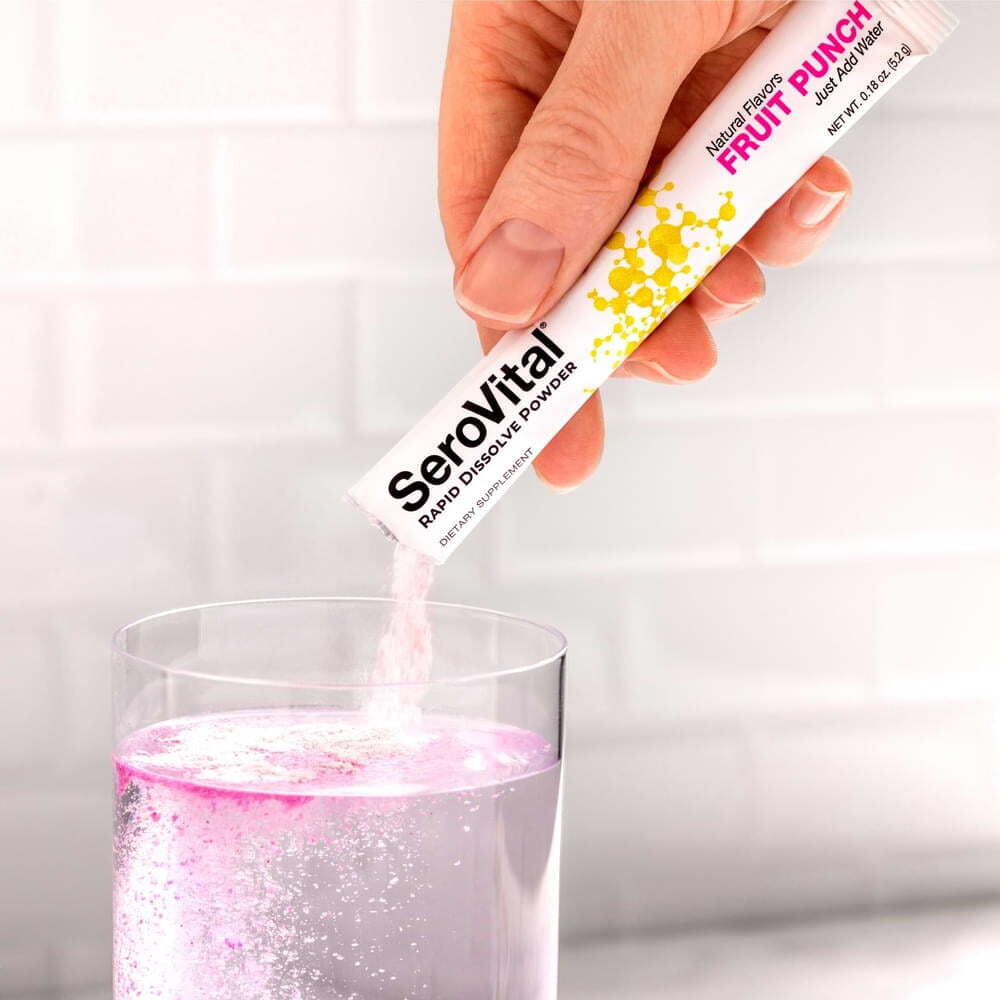 SeroVital Bundle Fruit Punch Powder 14ct + Advanced 120 Ct+60 Tab 30 Day Dietary