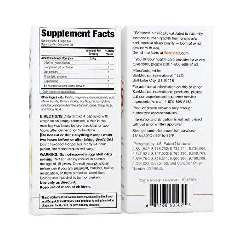 SeroVital Renewal Complex 120 Count - SeroVital for Women - Renewal Supplements