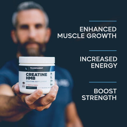Transparent Labs Creatine Monohydrate HMB Powder - Strawberry Lemonade