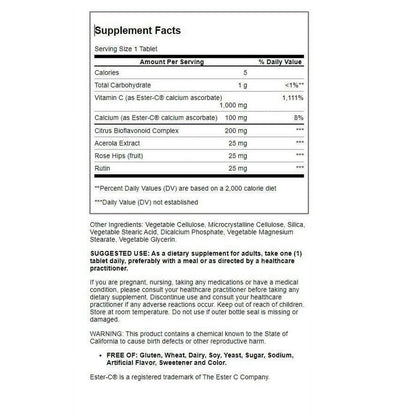 Solgar Ester-C Plus Vitamin C 1,000 mg 180 Tabs