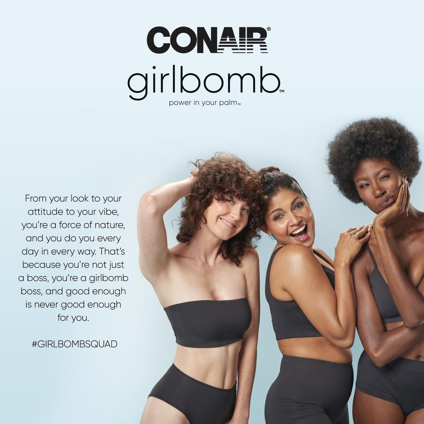 Conair Girlbomb All-in-One Face & Body Trimmer LED Lht Cordless Rechargeable NEW