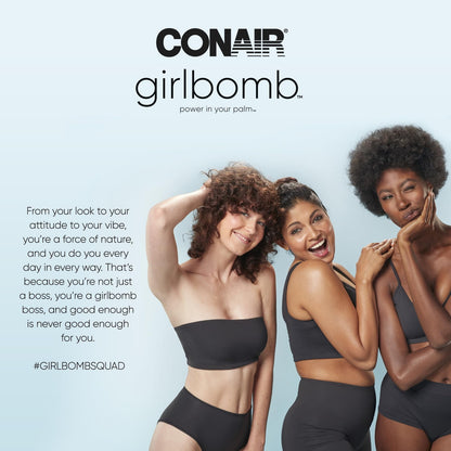 Conair Girlbomb All-in-One Face & Body Trimmer LED Lht Cordless Rechargeable NEW