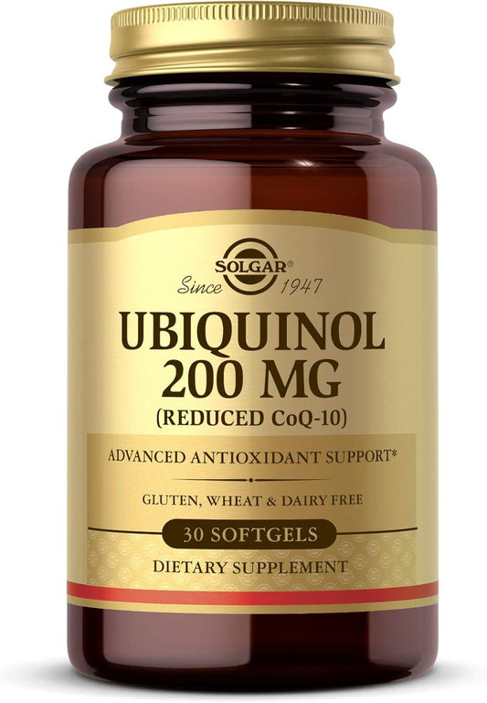 Solgar Ubiquinol 200 mg Reduced CoQ-10 30 Softgels
