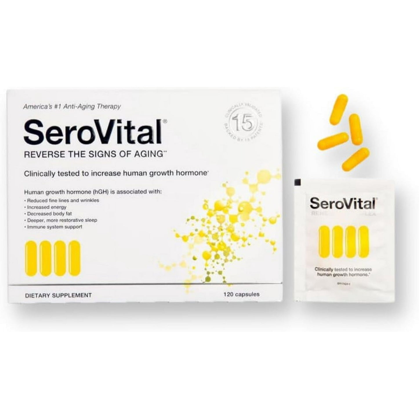 SeroVital Bundle Renewal Complex 120 Count for Women + Fruit Punch Powder 14ct