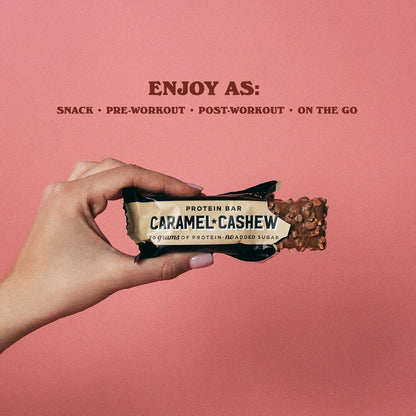 Barebells Caramel Cashew – 12 Bars, No Retail Box, Secure & Authentic