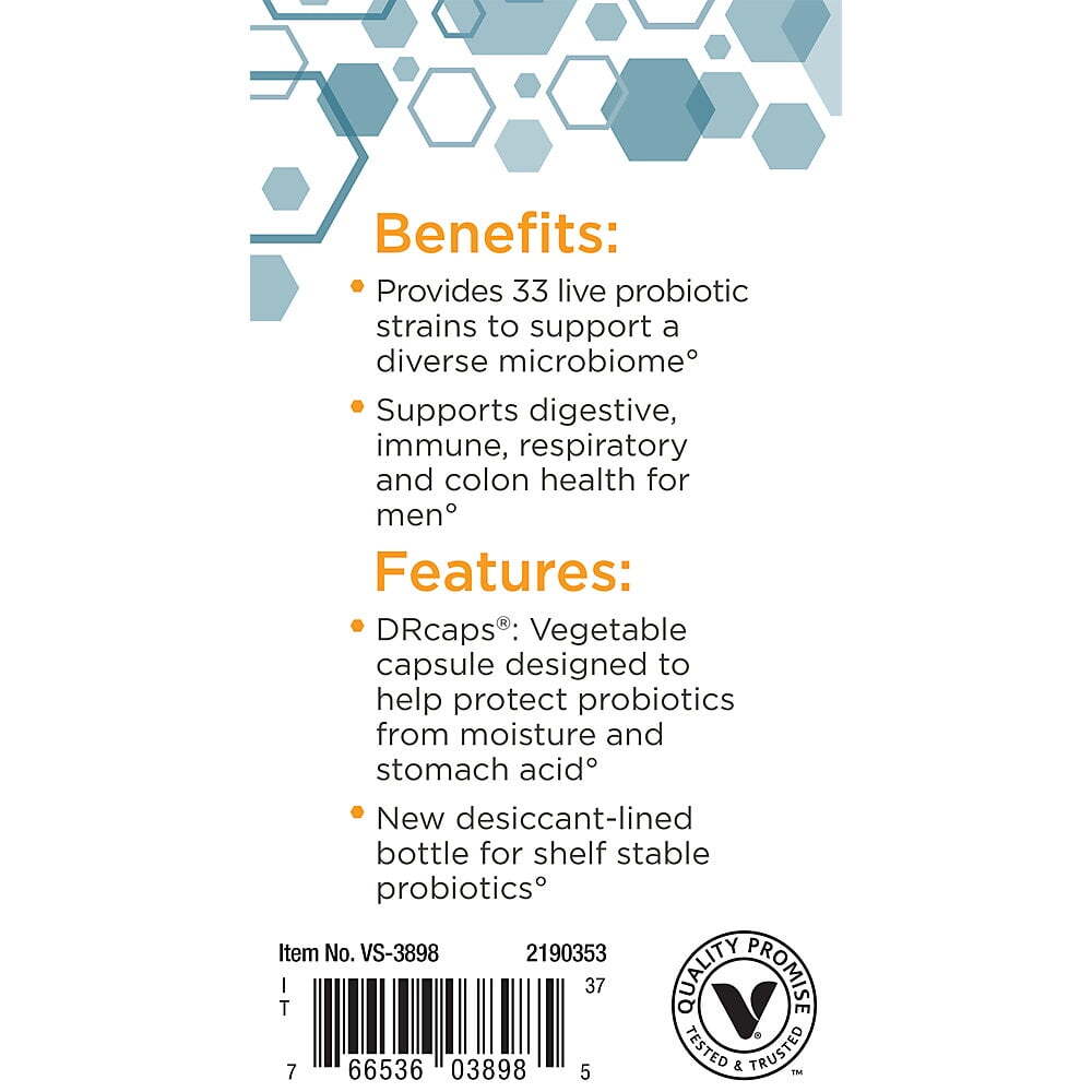 ProBioCare Men's Probiotic 50 Billion 60 Caps