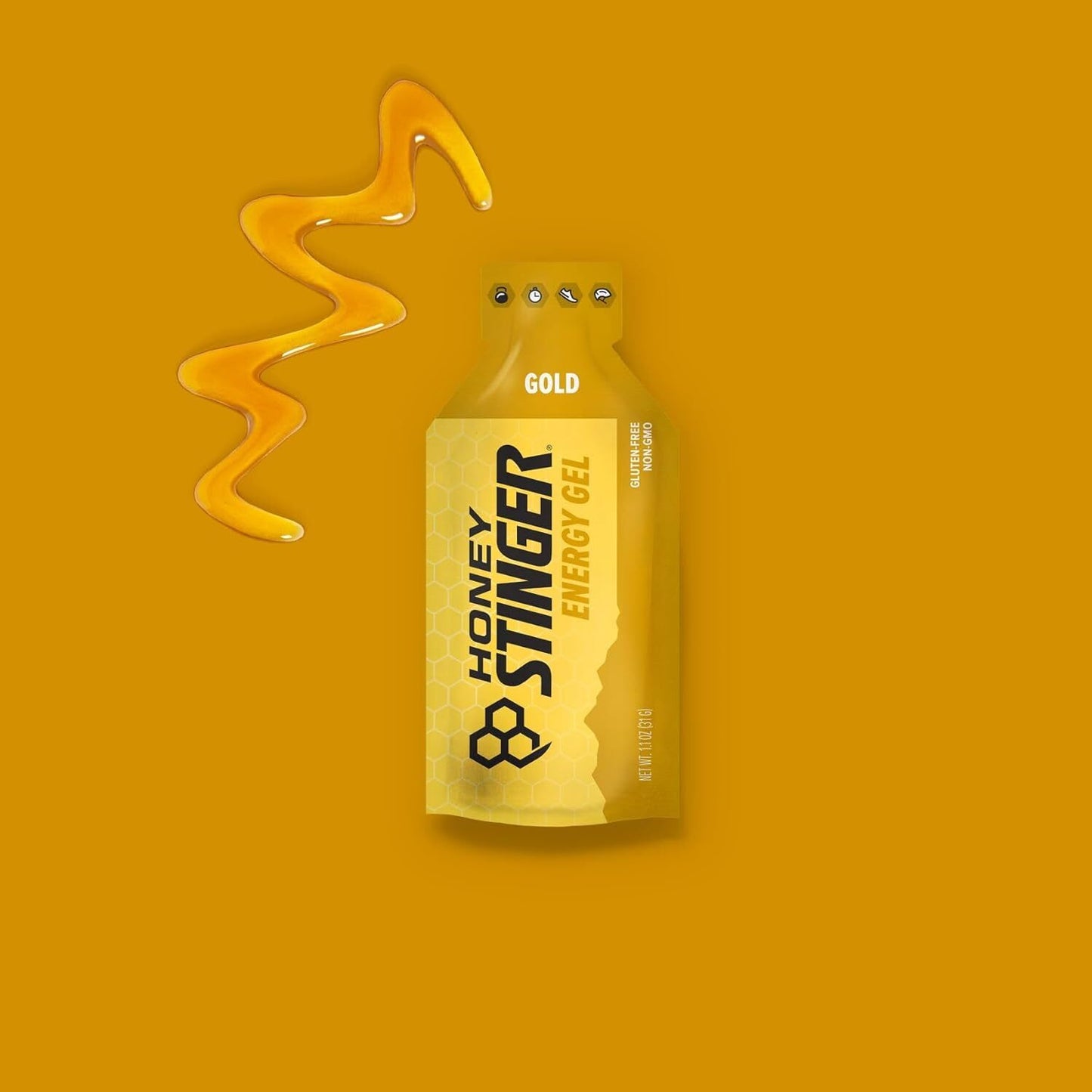 Honey Stinger Energy Gel - Gold, Box of 24