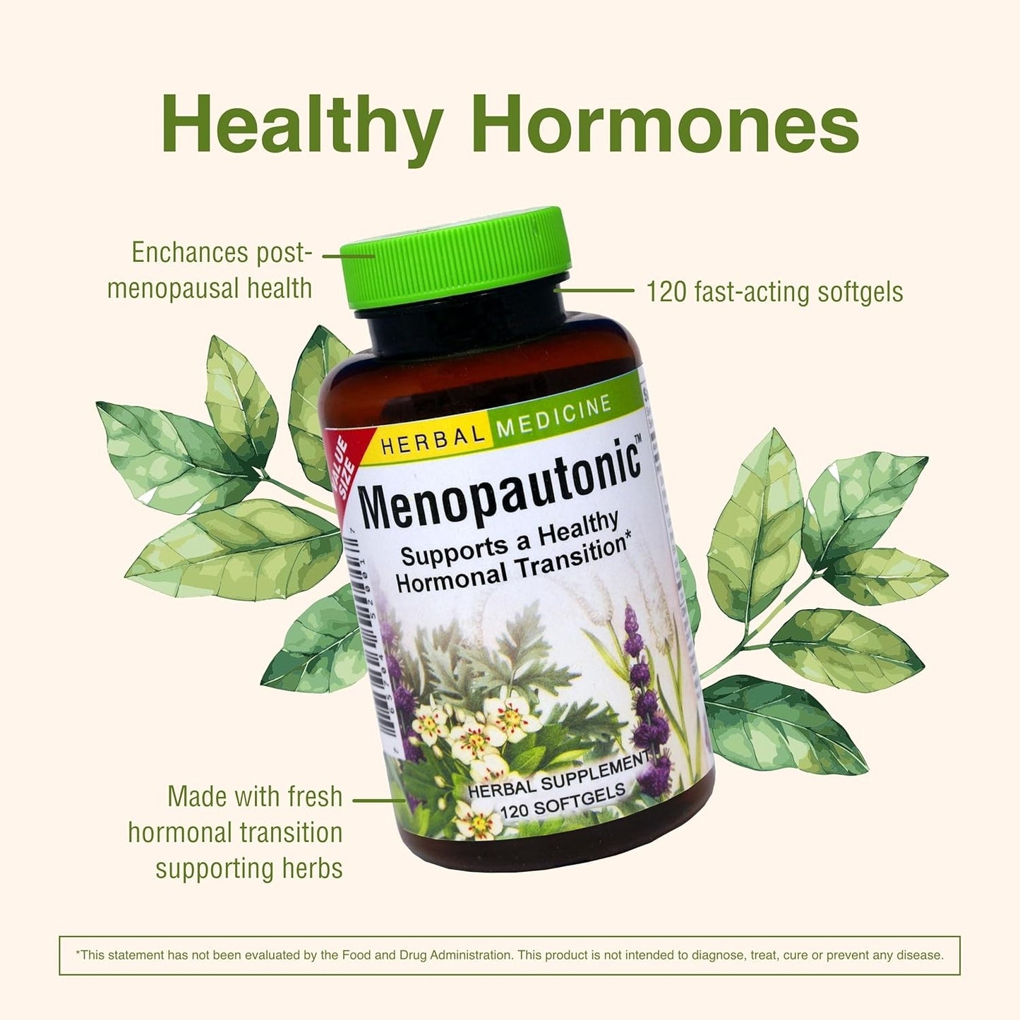 Herbs Etc. Menopautonic - 120 Count Softgels