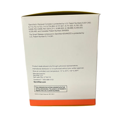 Serovital Advanced Anti-Aging Therapy Dietary Supplement 120 Capules + 60 Tablets