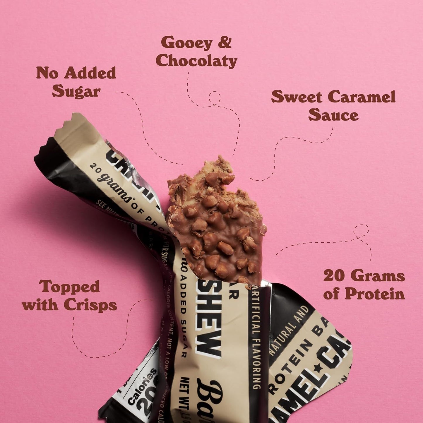 Barebells Caramel Cashew – 12 Bars, No Retail Box, Secure & Authentic