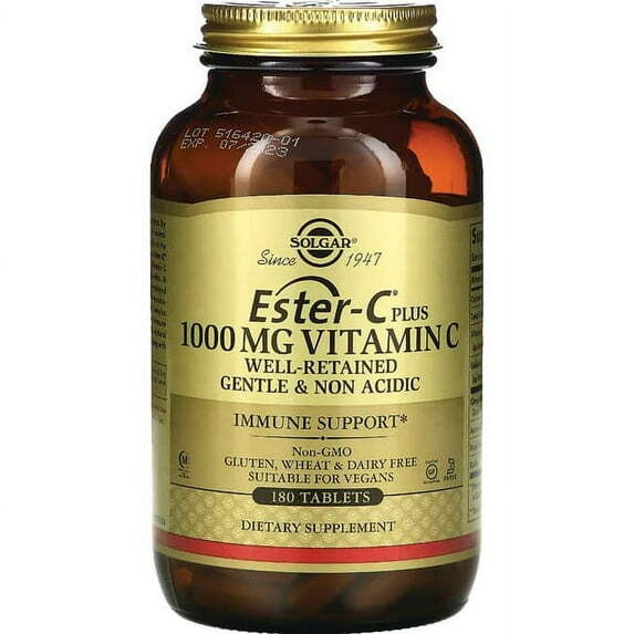Solgar Ester-C Plus Vitamin C 1,000 mg 180 Tabs