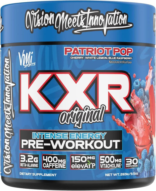 VMI Sports® KXR Best Pre-Workout Supplement - Patriot Pop
