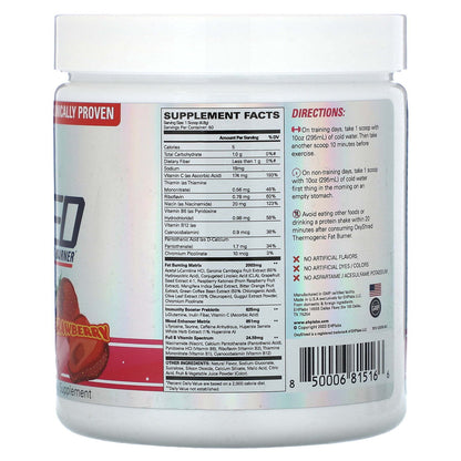 EHP Laps, OxyShred, Fat Burner, Cosmic Blast, Strawberry, 10.16 oz (288 g)