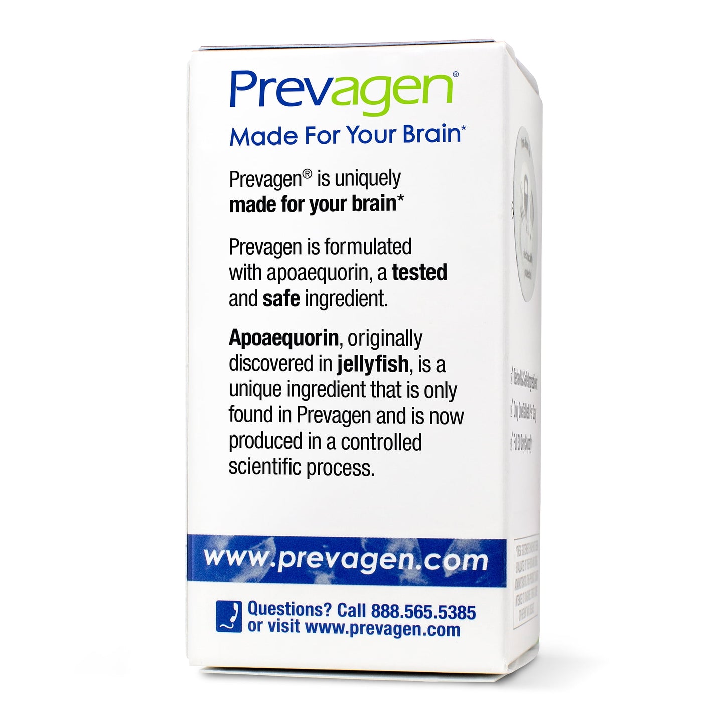 Prevagen - Regular Strength 10mg, 30 Chewable Tablets Mixed Berry Flavor with Apoaequorin & Vitamin D
