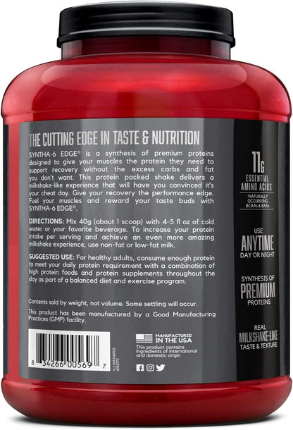Syntha-6® Edge, Protein Powder Drink Mix, Chocolate Milkshake, 4.23 lb (1.92 kg)