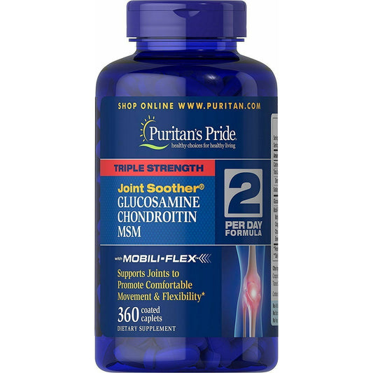 Puritan's Pride Triple Strength Joint Soother - 360 Caplets