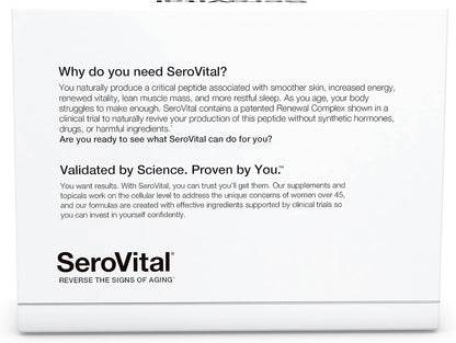 SeroVital Age Renewal Complex - Reverse the Signs of Aging - 120 ct - 30 Day Supply