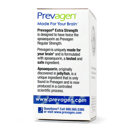 Prevagen Extra Strength Capsules, 30ct 2 Pack, Prevagen with Apoaequorin & Vitamin D