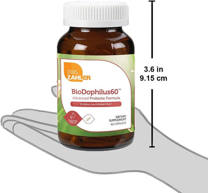BioDophilus60, Advanced Probiotic Formula, 60 Billion CFU, 60 Capsules