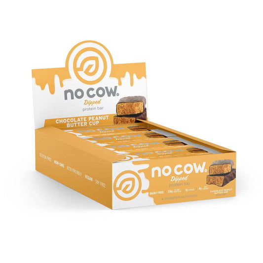 No Cow Pack of 2, Chocolate Peanut Butter Cup, 24 Bars, No Refunds exp:04-2025