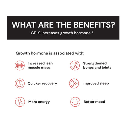 Novex Biotech Growth Factor 9 120 Capsules