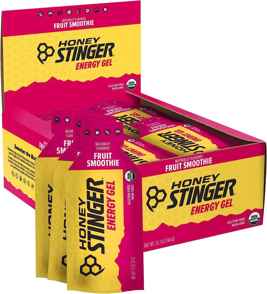 Honey Stinger Organic Energy Gel 24 Pack Fruit Smoothie