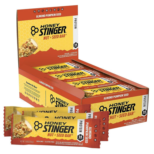 Honey Stinger Nut and Seed Bar - Almond/Pumpkin, Box of 12