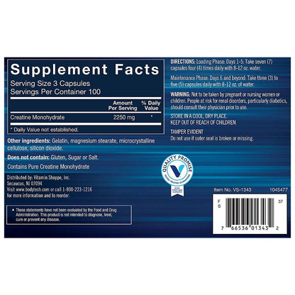 Bodytech Creatine Monohydrate 300 Capsules