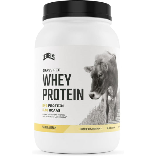 Grass Fed Whey Protein Powder, Vanilla Bean, 2 lb (907 g)
