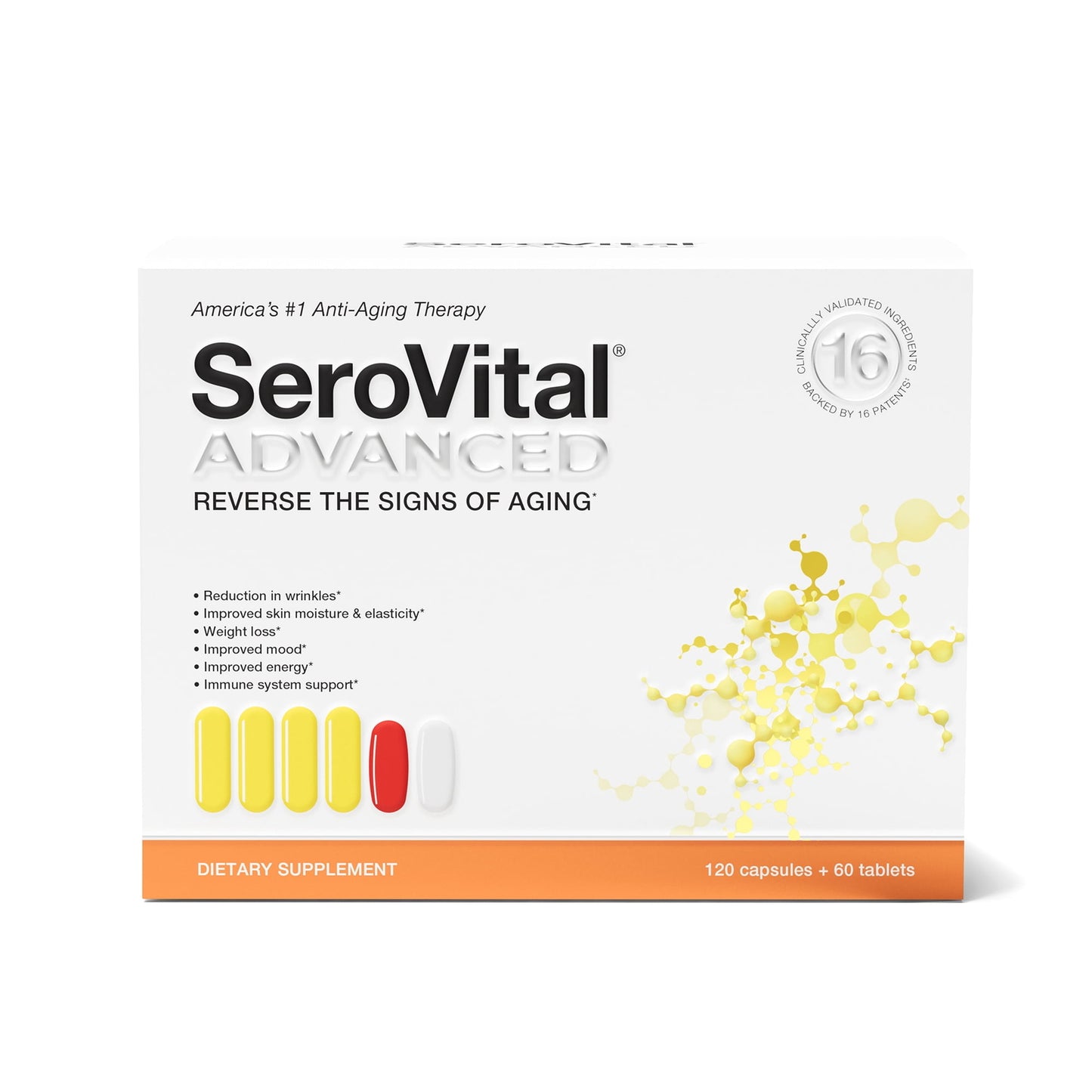 SeroVital Bundle Fruit Punch Powder 14ct + Advanced 120 Ct+60 Tab 30 Day Dietary