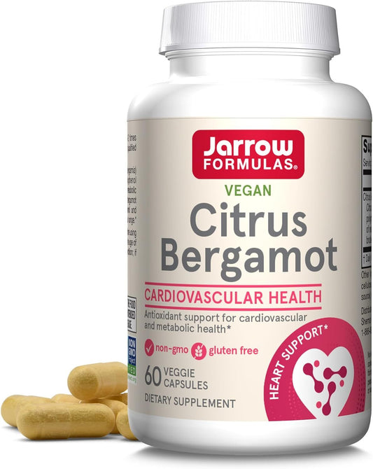 Jarrow Formulas Citrus Bergamot, 500 Mg, 60 ct Exp: 05/2025 Pack of 3