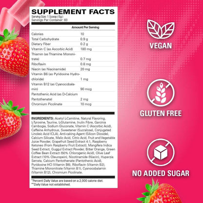 EHP Laps, OxyShred, Fat Burner, Cosmic Blast, Strawberry, 10.16 oz (288 g)