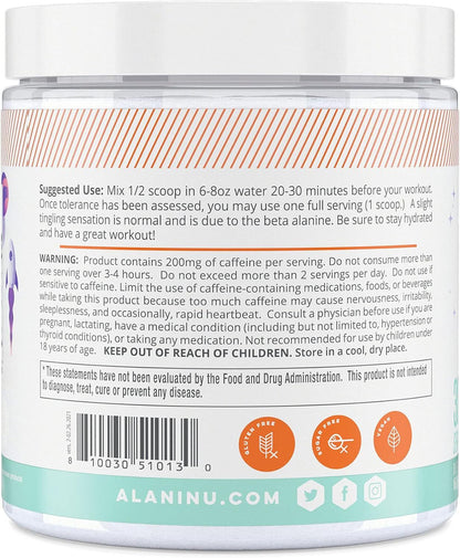Alani Nu Pre-Workout Energy, Pump, Endurance 30 Servings - Galaxy Lemonade