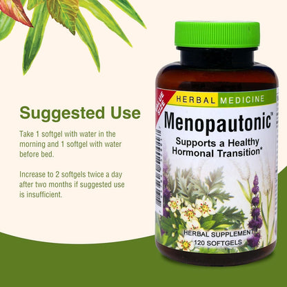 Herbs Etc. Menopautonic - 120 Count Softgels