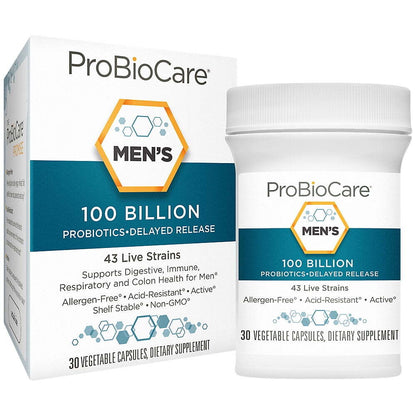 Probiotic for Men 100 Billion CFUs Supports (30 ct) Exp.Dt:08-2024