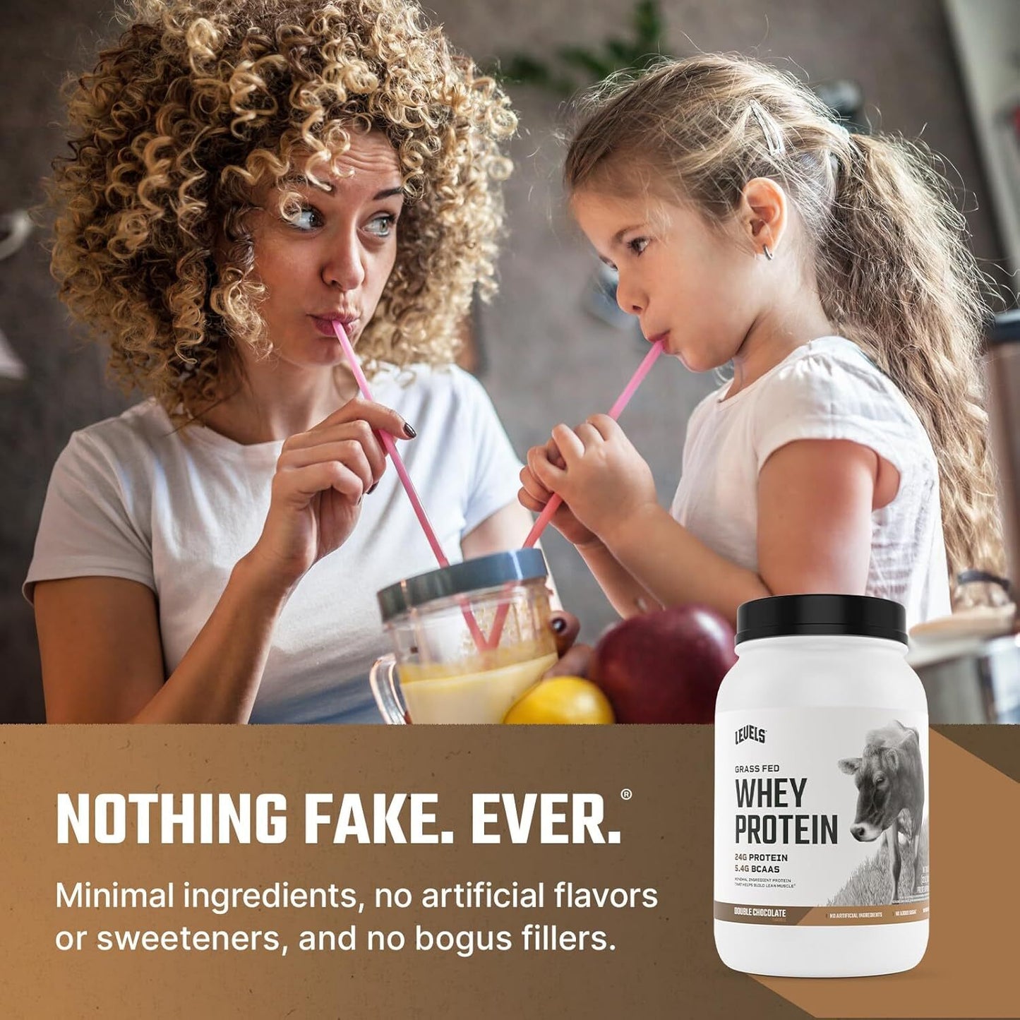 Grass Fed Whey Protein Powder, Double Chocolate, 2 lb (907 g)